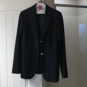 Brooks Brothers Navy Wool Blazer Size 4